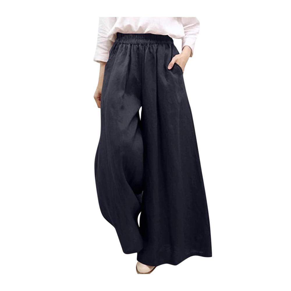 01-marine Damen Hosen Sommer