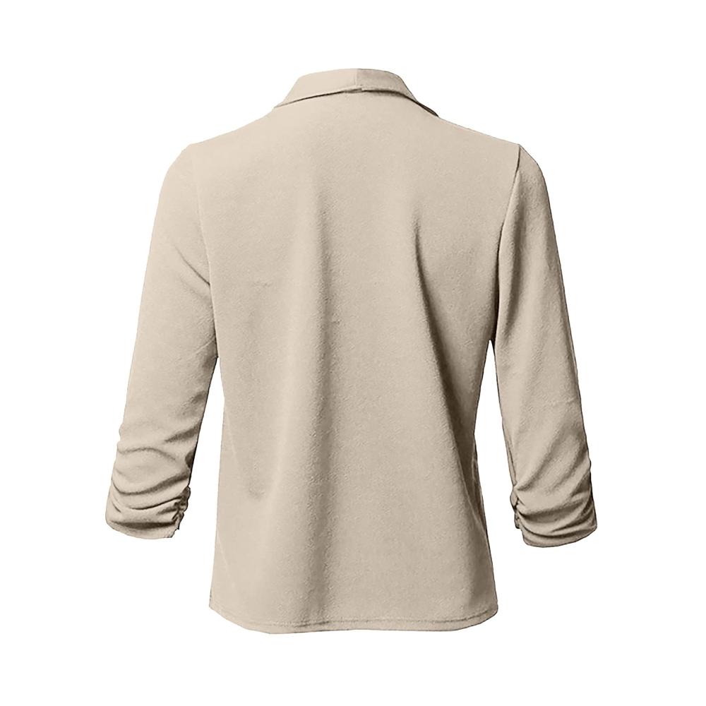 01-khaki Strickjacke Damen Strickmantel