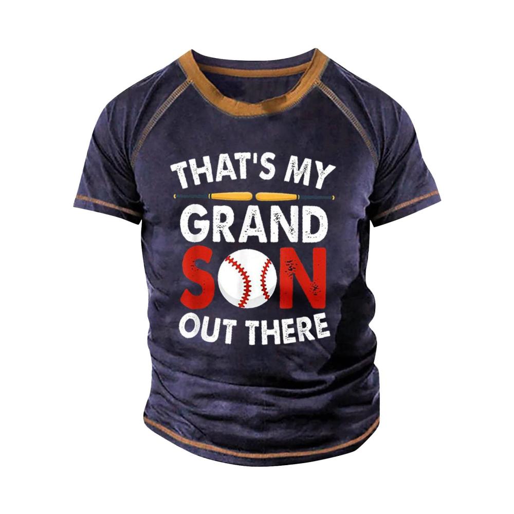 03-lila Kurzarm Shirts Herren