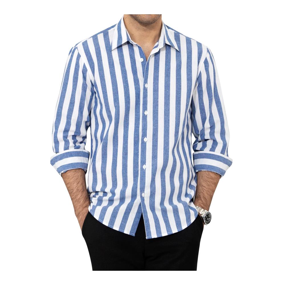 Blau Gestreift