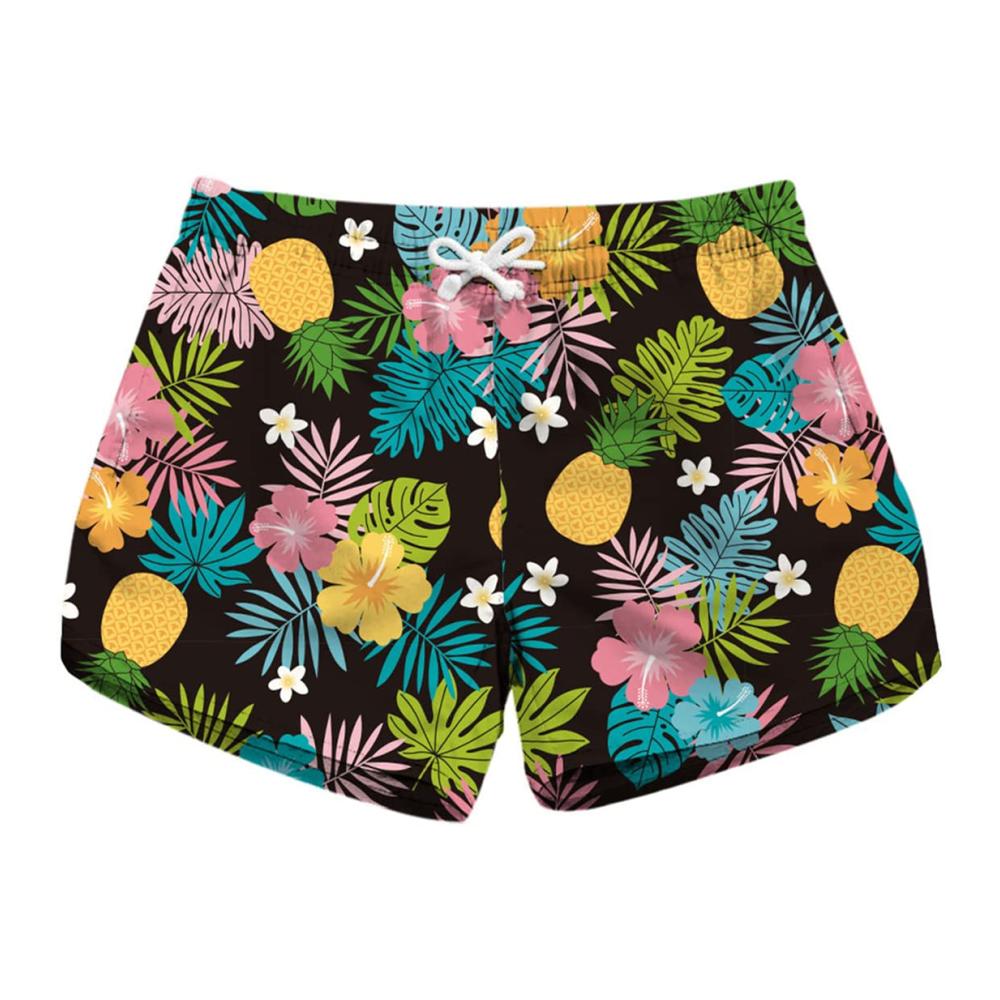 Ananas mit Blüten und Blättern