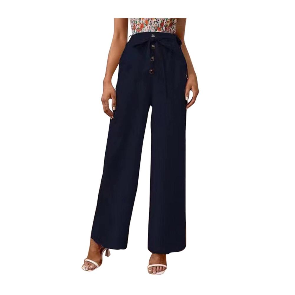 02-marine Damen Hosen Sommer