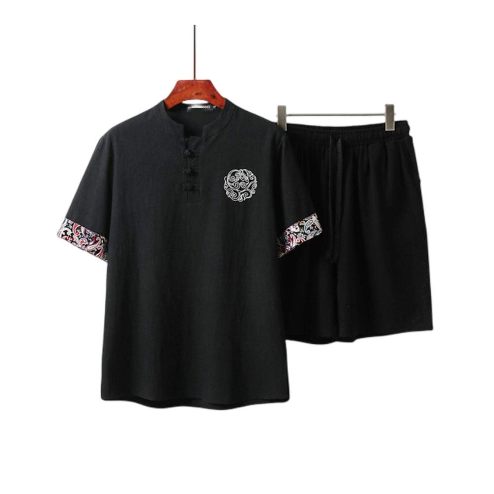 Schwarz mit Hose