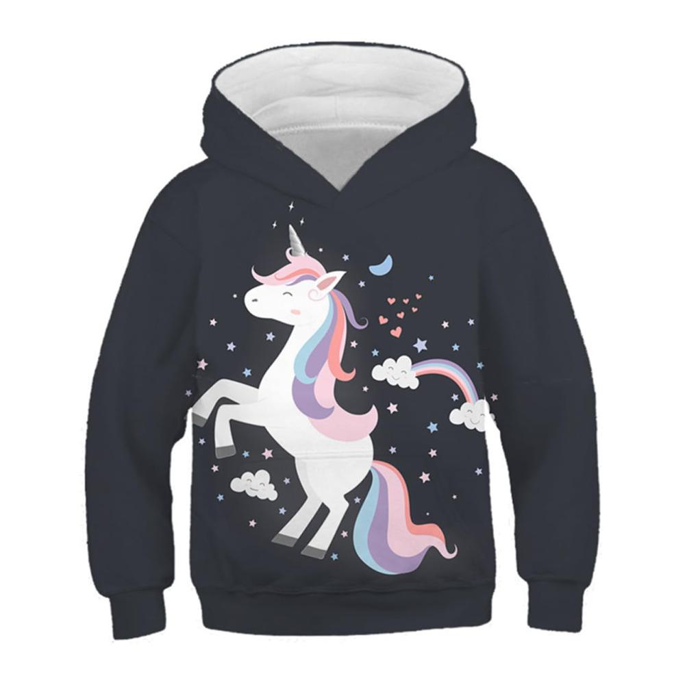 Regenbogen Sterne Weißes Einhorn