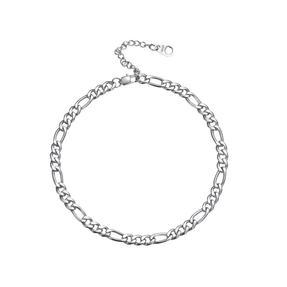 04 Figarokette 5mm/Silber