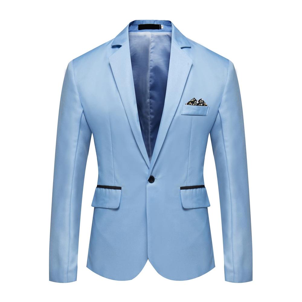 01himmelblau Winter Mantel Herren