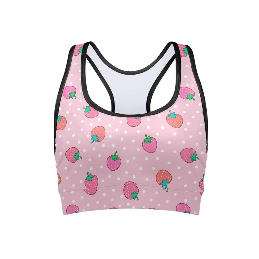 Erdbeere mit Punkten, Rosa