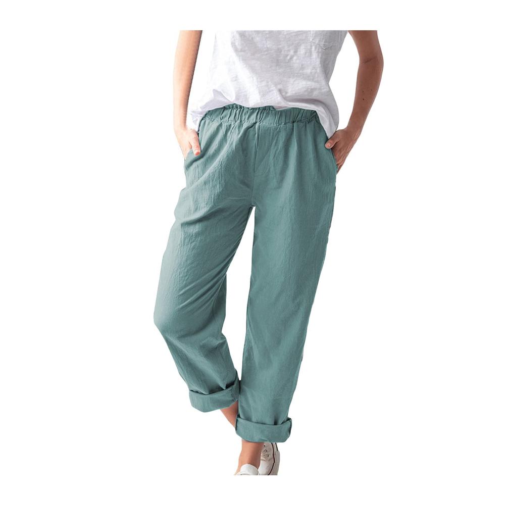 01-grün Hosen für Damen
