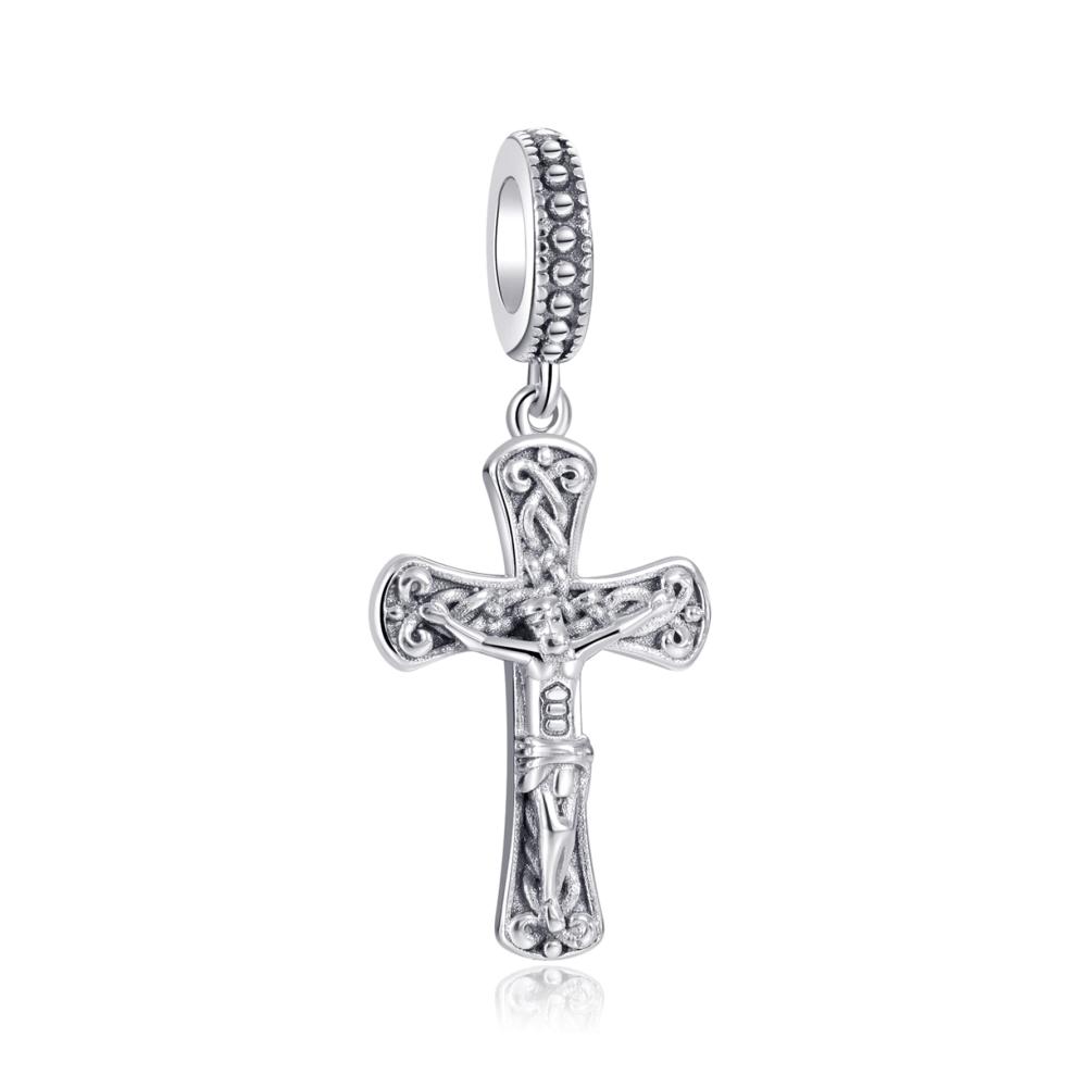 Religious Cross with God Charms