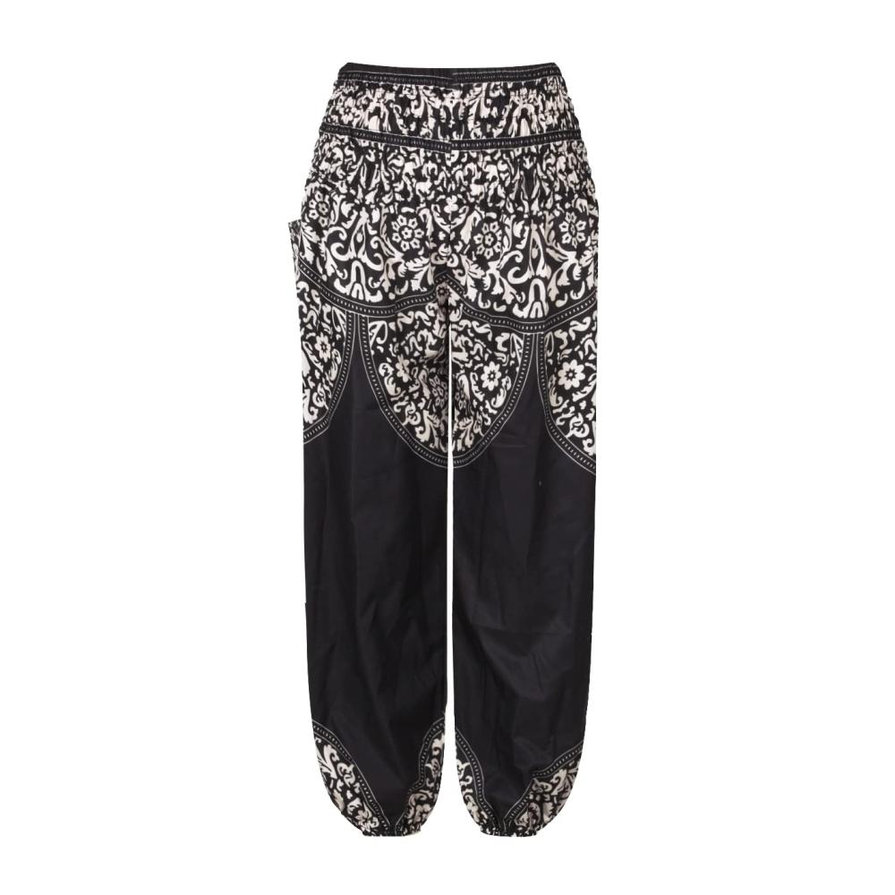 Schwarze Blumenmuster