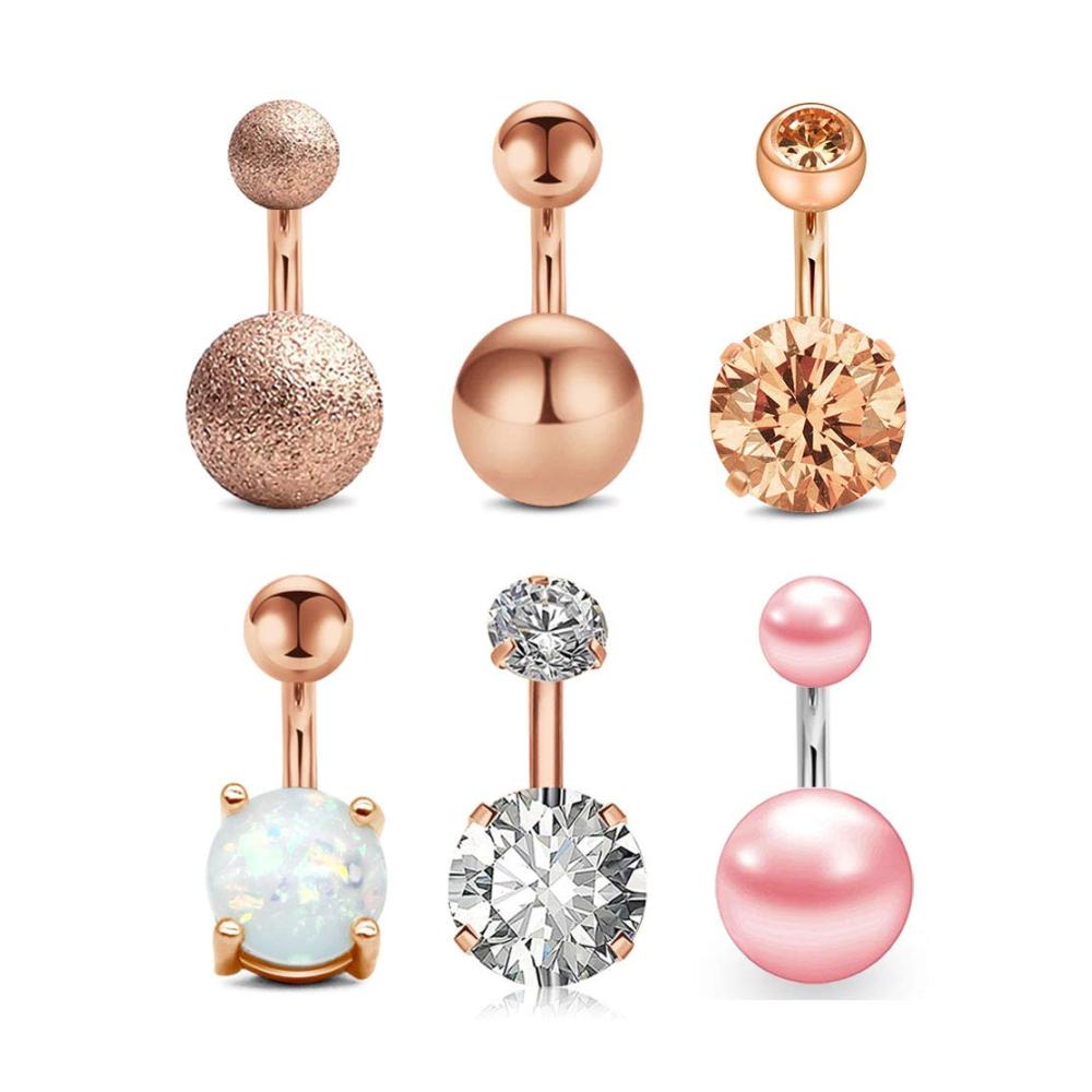 Rose Gold-stab 6mm