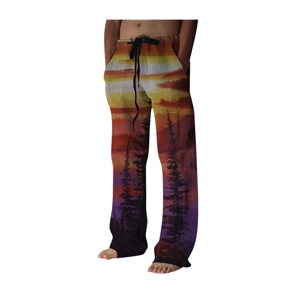 01-orange Hosen Herren Sommer