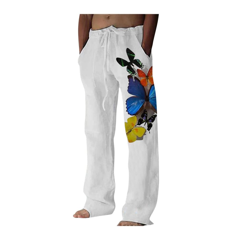 04-weiß Hosen Herren Sommer