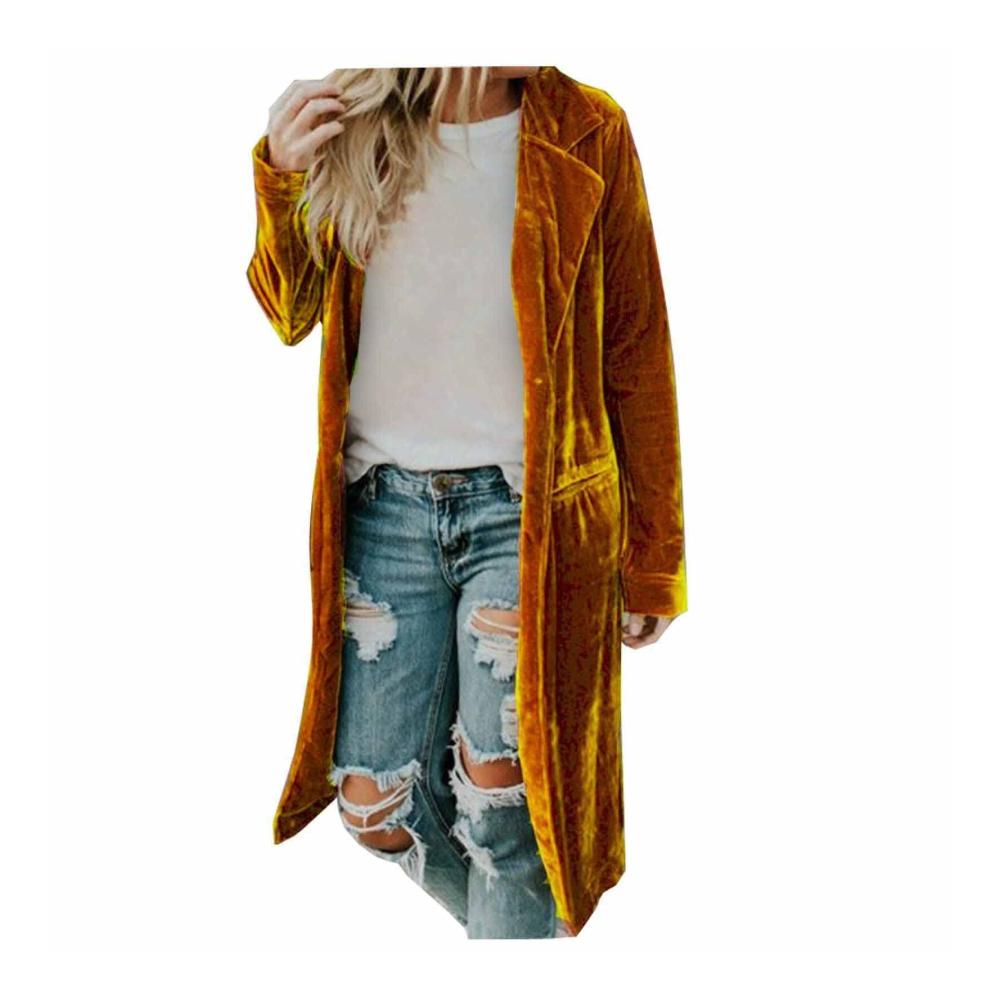 01-orange Winter Damen Mantel