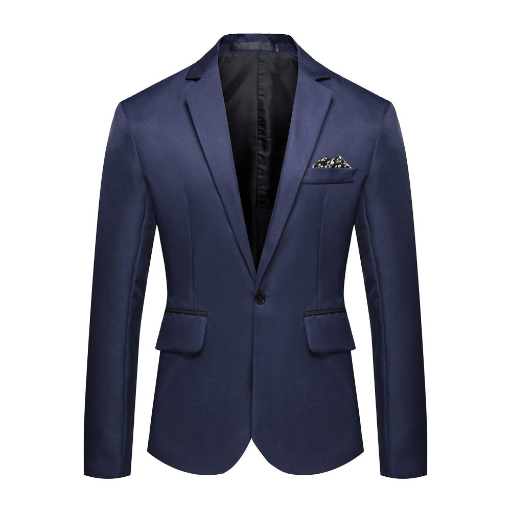 01marine Winter Mantel Herren