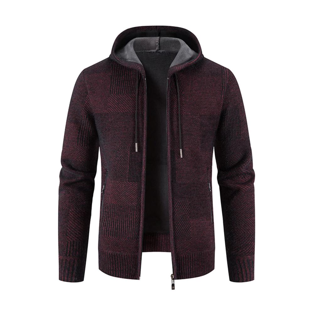 03weinrot Hoodie Herren Pullover Sweatshirt