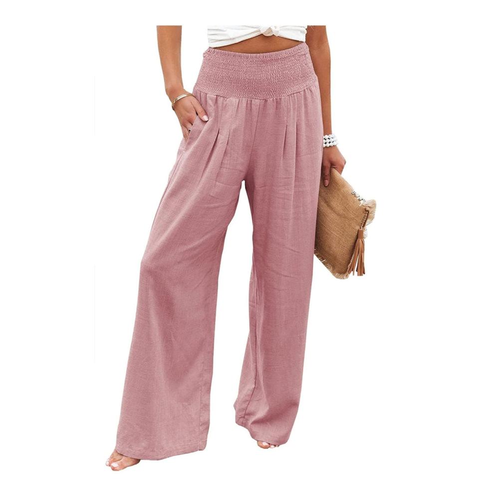 01-rosa Damen Hosen Sommer