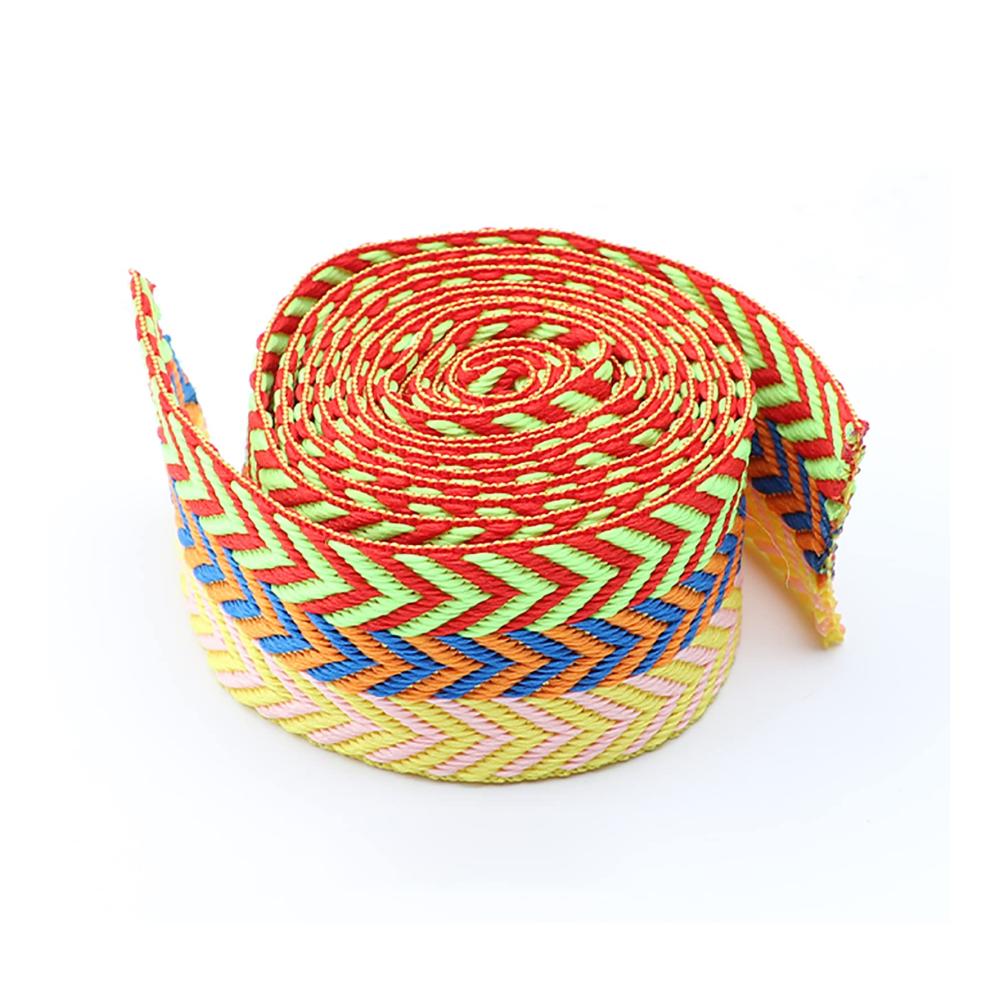 Yellow Blue Red 3cm Wide