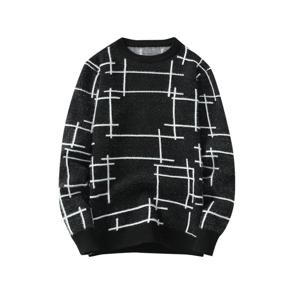 03schwarz Herren Wintermantel