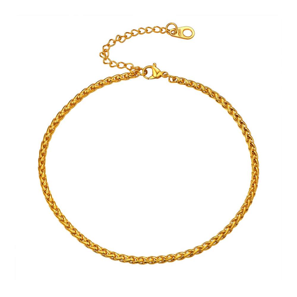 02 Weizenkette 3mm/Gold
