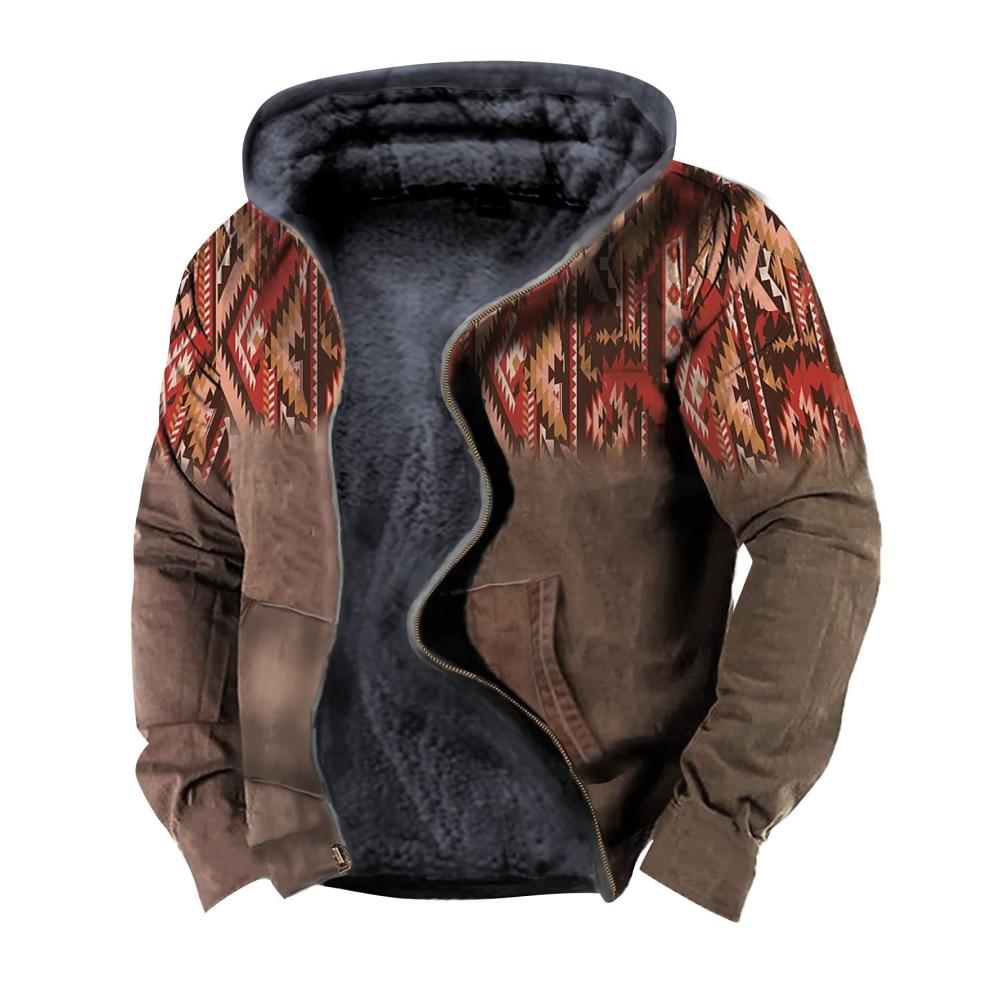 02braun Kapuzenpullover für Herren