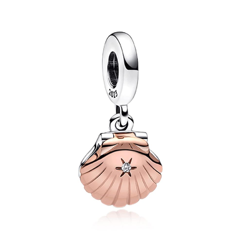 2023 Sea Shell & Treated Freshwater Cultured Pearl Charm