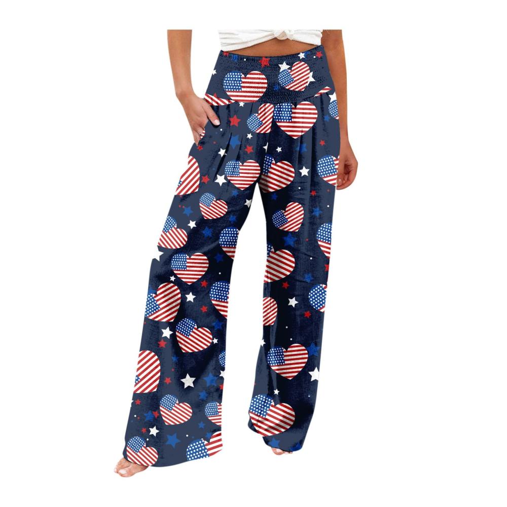 06-dunkelblau Damen Hosen Sommer