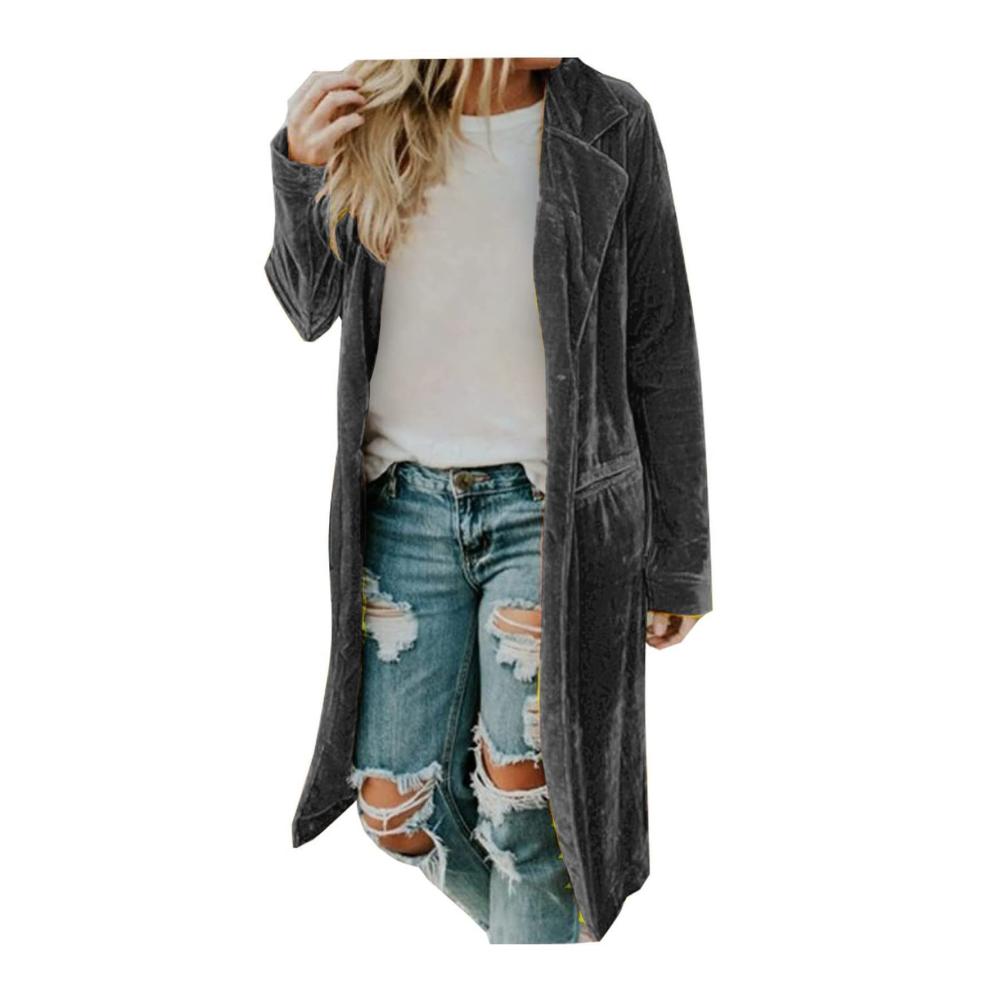 01-grau Winter Damen Mantel