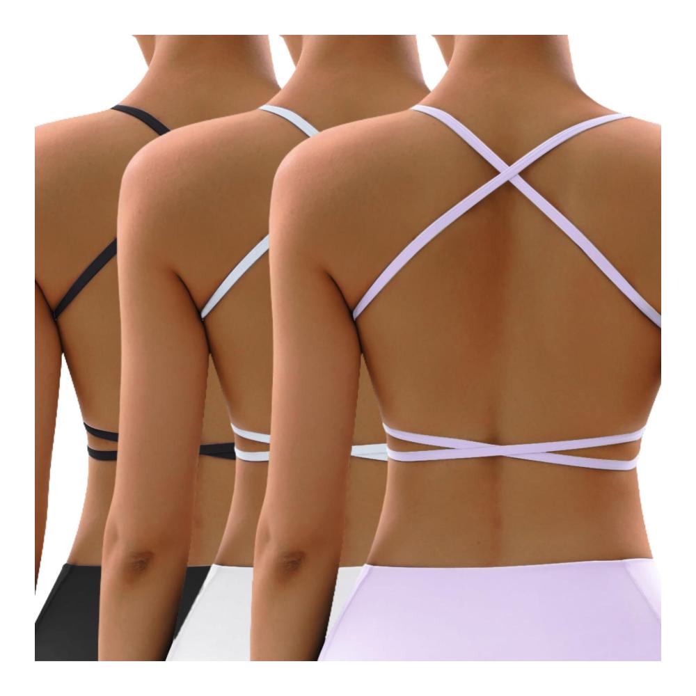 3pc - Schwarz Weiß Lila