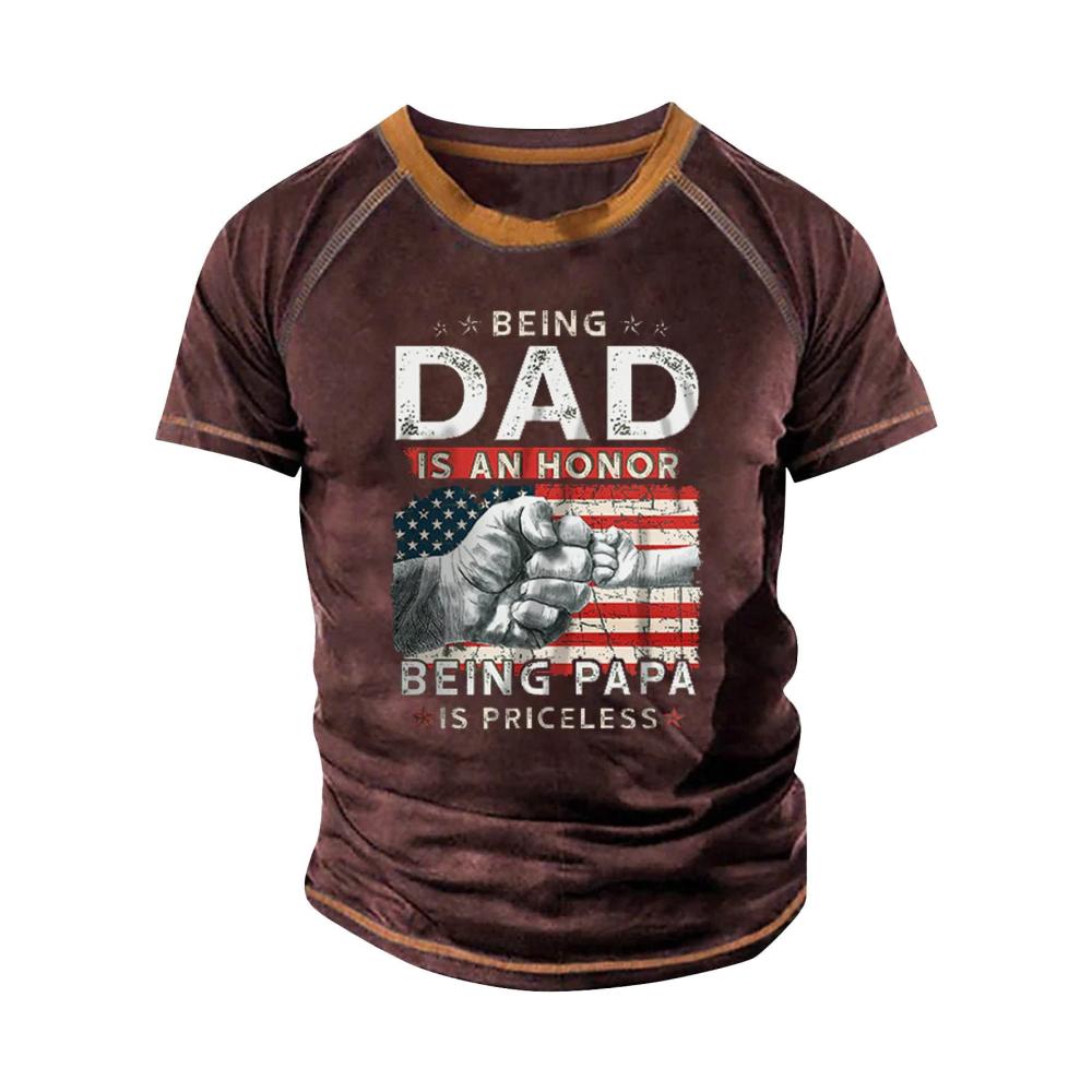 05-weinrot Kurzarm Shirts Herren