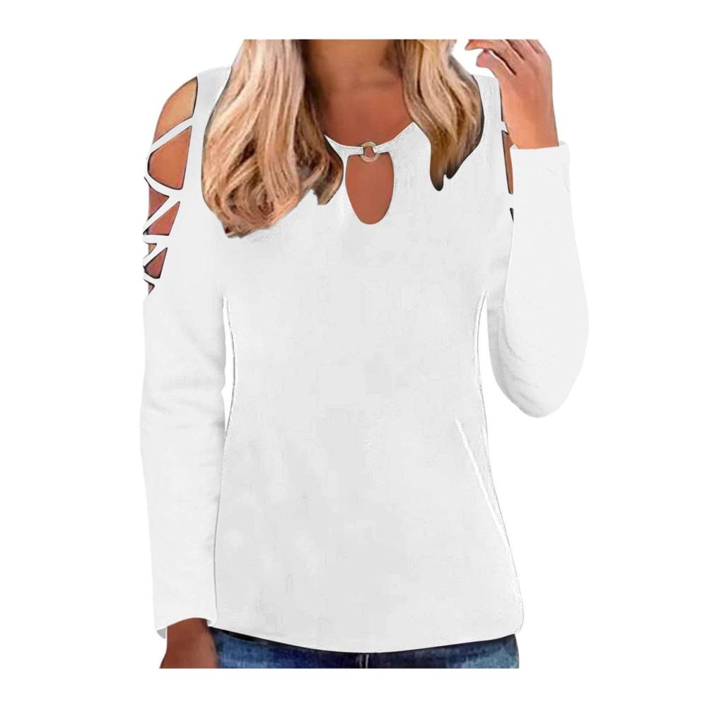 03-weiß T-shirts für Damen