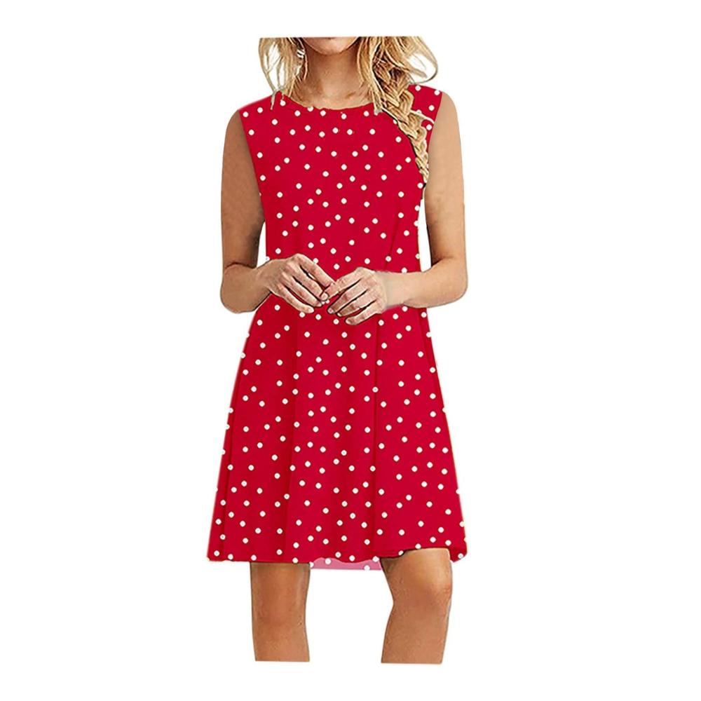 02-rot Sommerkleider Damen