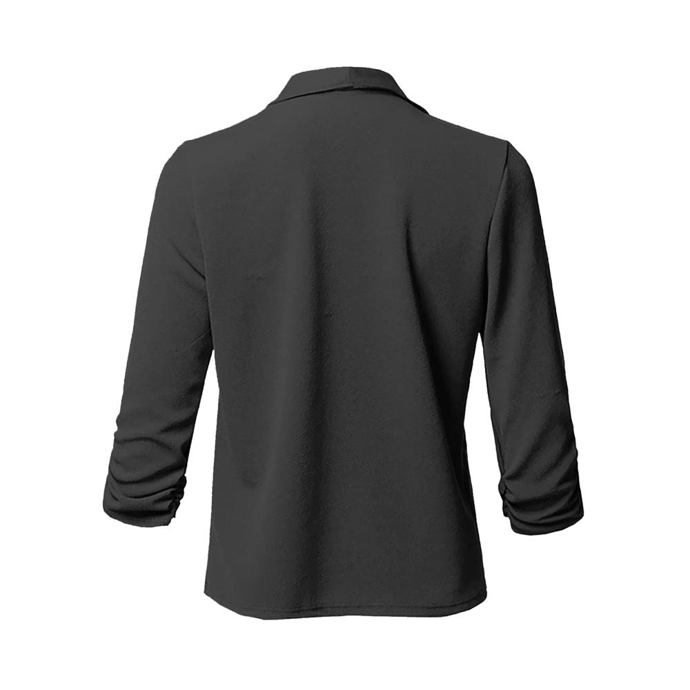 01-schwarz Strickjacke Damen Strickmantel