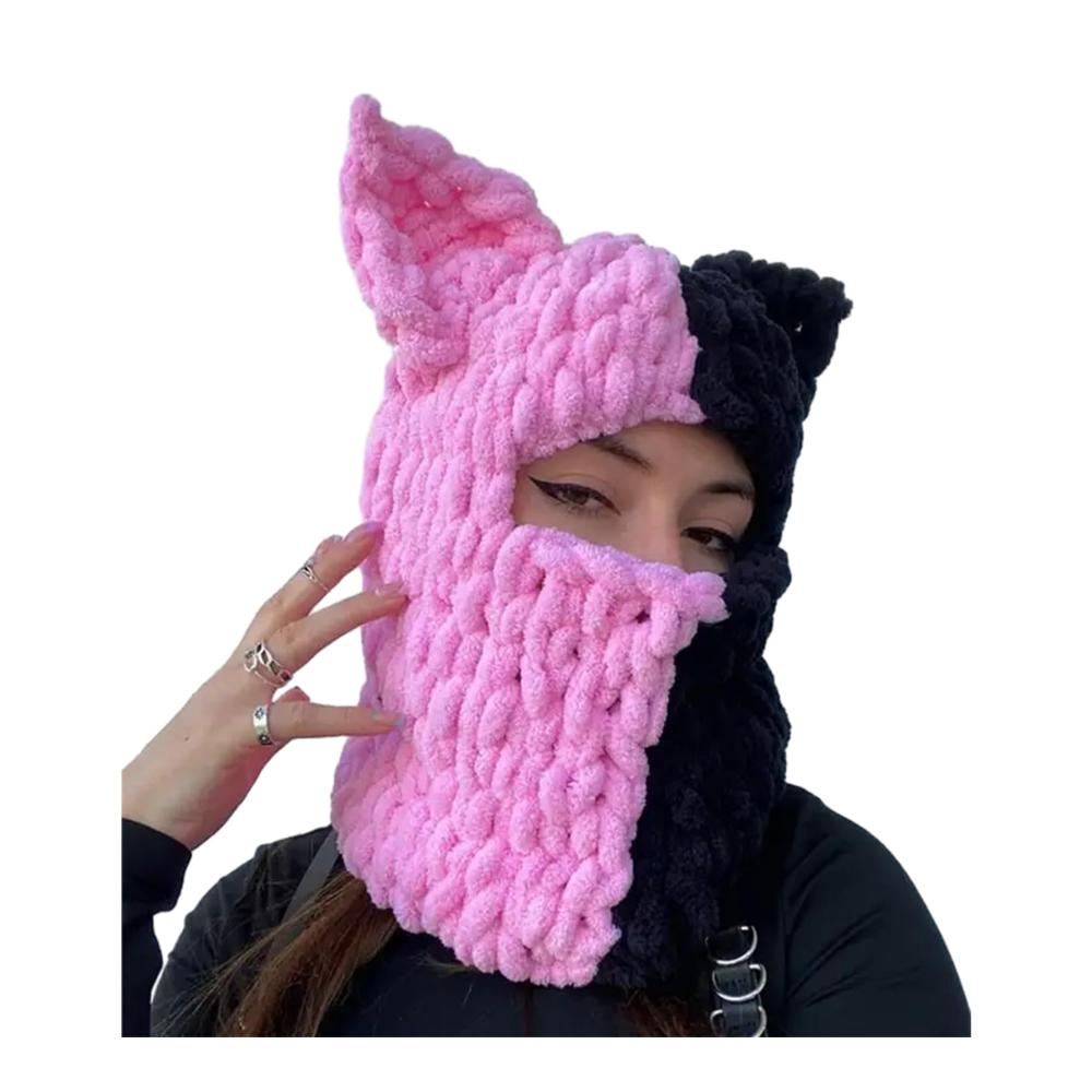 Katzenohr Rosa Schwarz