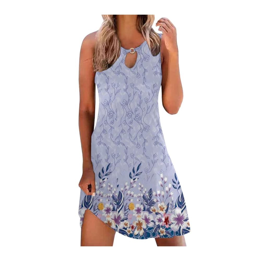 04-helles Lila Sommerkleider Damen