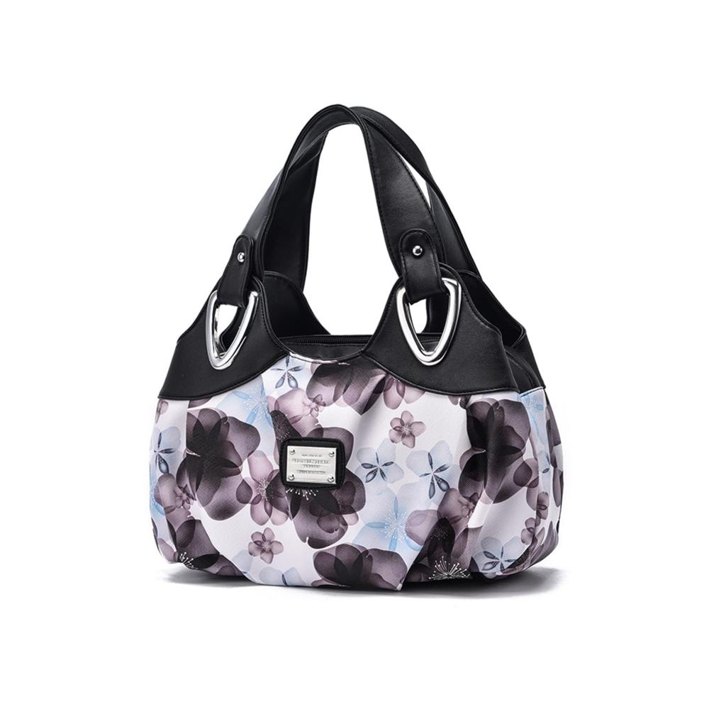 Black Handle/Purple Flower