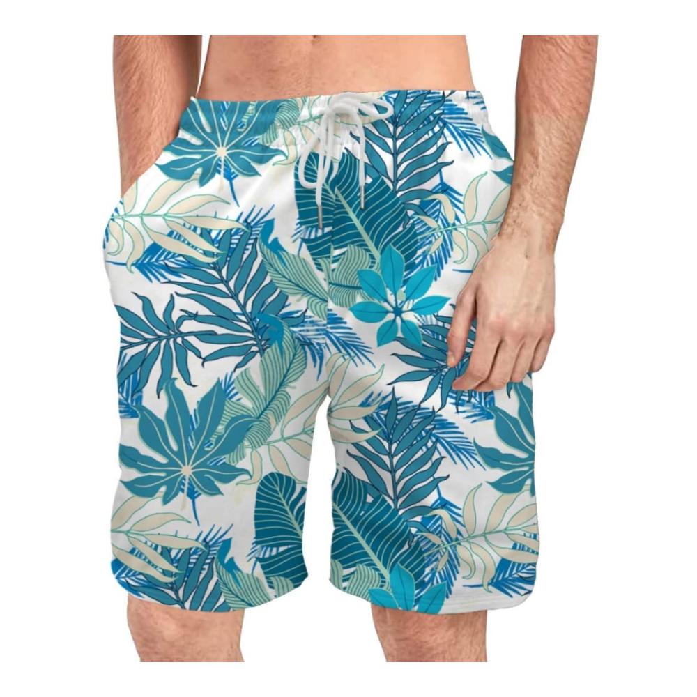 Blaue Palmblätter
