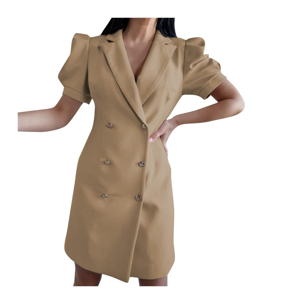 01khaki Kleider für Damen 2023