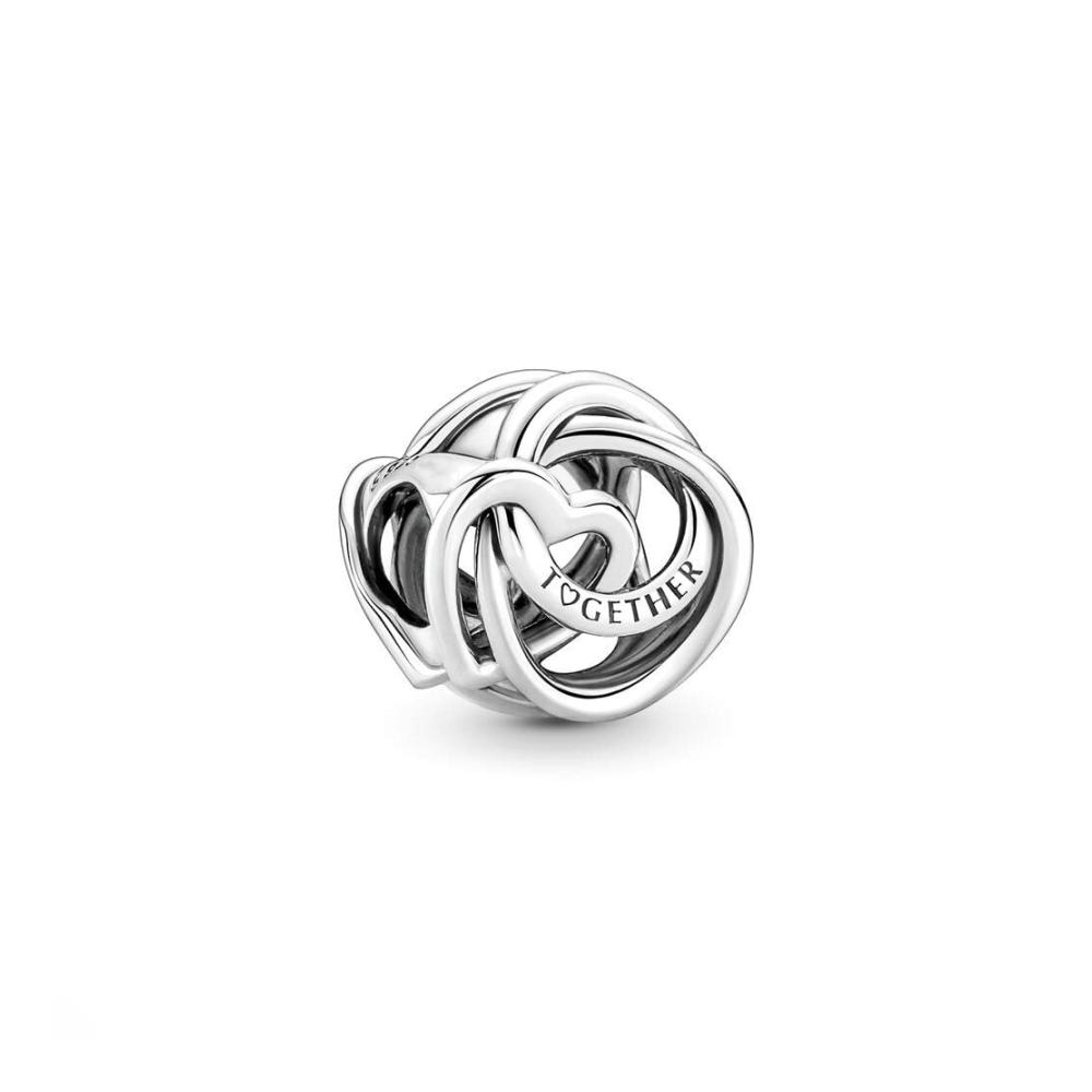 Family Always Encircled Heart Charm