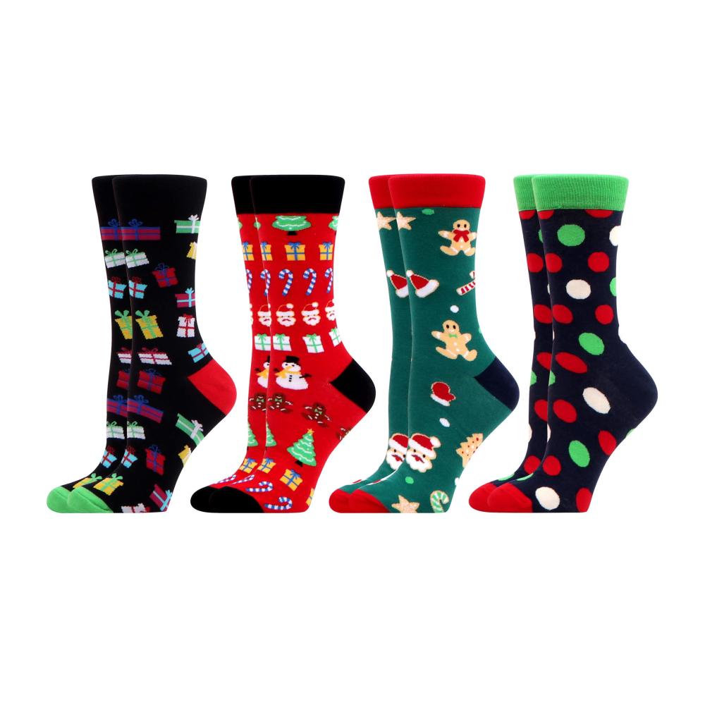 4 Paar Weihnachtsmotive