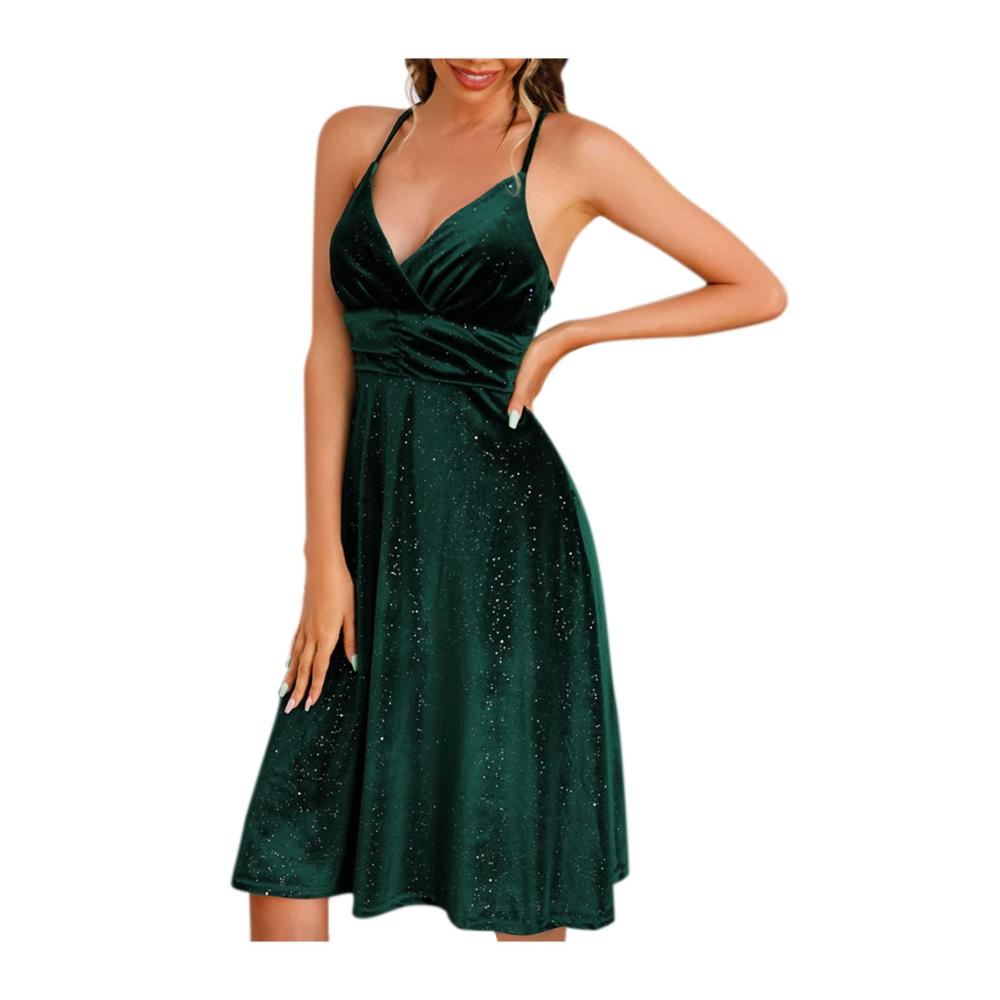 01grün Kleid Damen Partykleid Kleider