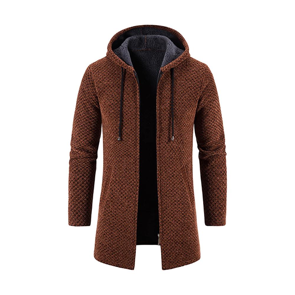 01braun Hoodie Herren Pullover Sweatshirt