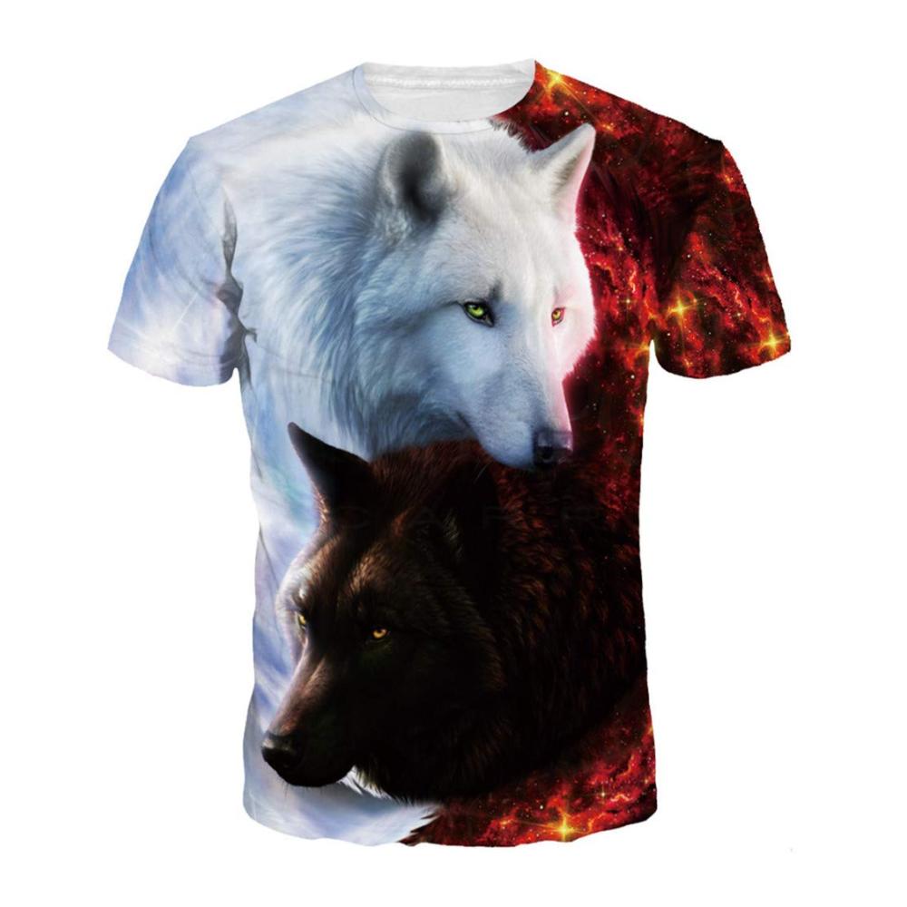 Flammen Doppelwolf